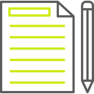 Belge. Web simgesi basit illüstrasyon