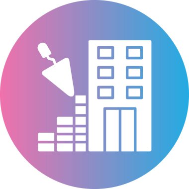 Yapı simgesinin vektör illüstrasyonu