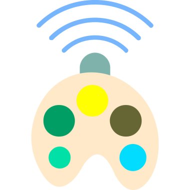 Düz biçimli denetleyici oyun simgesi