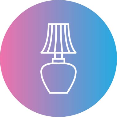 Lamba simgesinin vektör illüstrasyonu