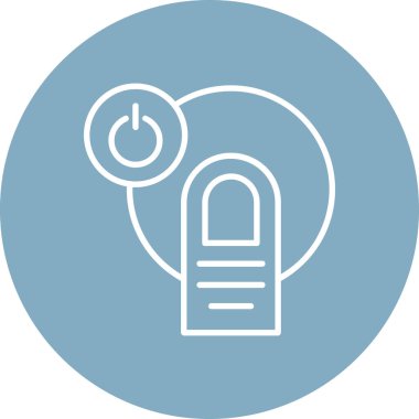 Modern ve basit tasarımın vektör simgesi