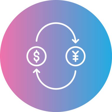 Dolar simgesi vektör illüstrasyonu