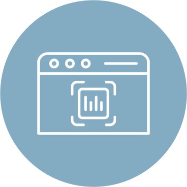 Modern b 'nin vektör çizimi fırın simgesinden yoksun