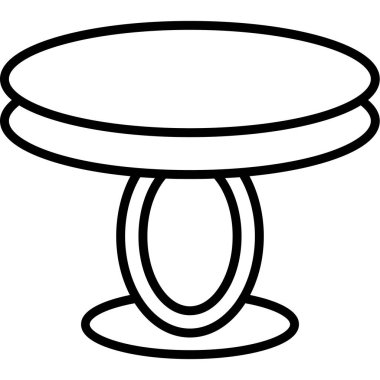 tablo simgesi vektör illüstrasyonu