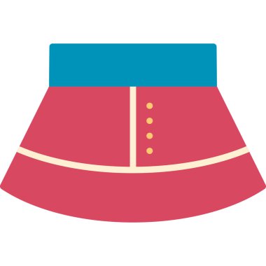 giysi düz vektör simgesi