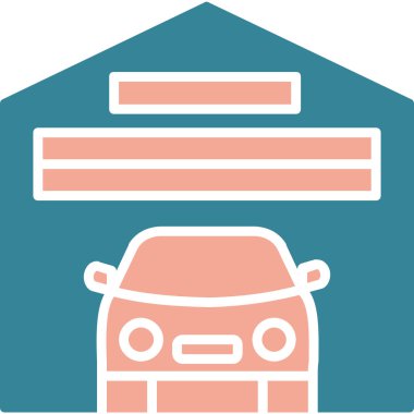 - Araba. Web simgesi basit illüstrasyon