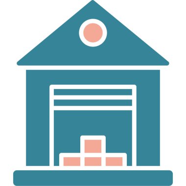 Dükkan. Web simgesi basit illüstrasyon