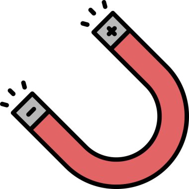 magnet icon, vector illustration