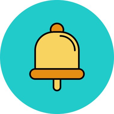 Çan simgesi, vektör çizimi