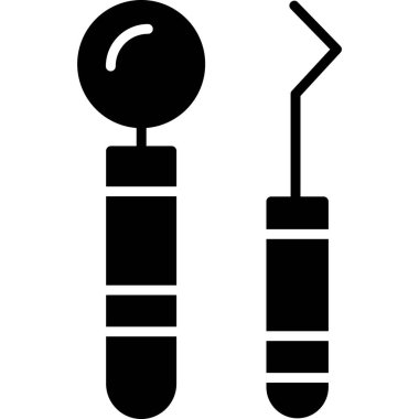 Bir şırınga simgesinin vektör çizimi
