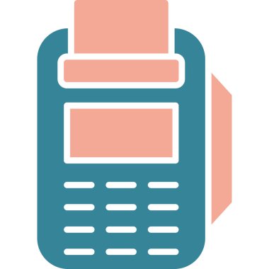 Telefonunuz var. Web simgesi basit illüstrasyon