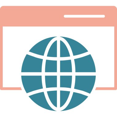 İnternet tarayıcı simgesi, vektör