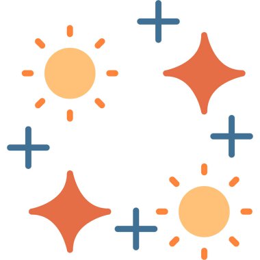 Güneş Simgesi Vektör illüstrasyonu