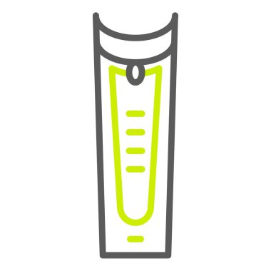 test tübü ikon vektör çizimi