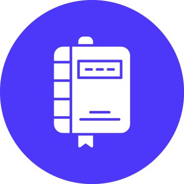 Kitap. Web simgesi basit illüstrasyon