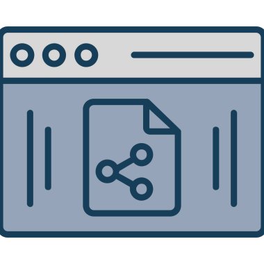 tarayıcı veri sunucusu simgesi