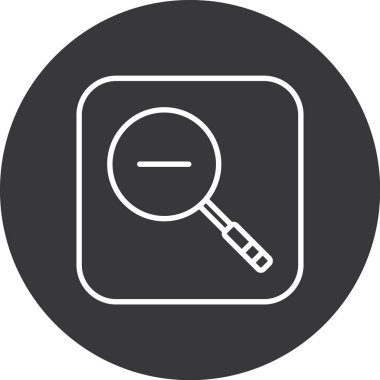 Arama simgesi, vektör illüstrasyonu