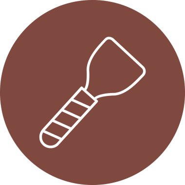 fırça simgesi, vektör illüstrasyonu