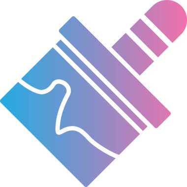 Mavi ve beyaz rengin vektör illüstrasyonu