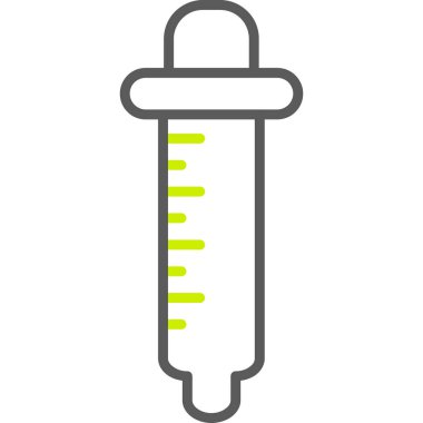 Test tüpü. Basit tasarım. vektör illüstrasyonu