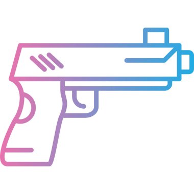 Tabanca simgesi vektör illüstrasyonu