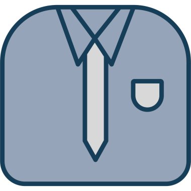 Bir karikatürün vektör çizimi ve bir çantanın renkli simgesi