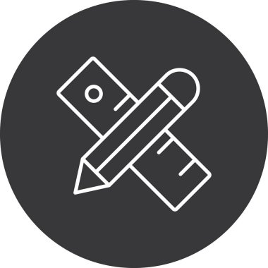 Modern oto tamir simgesinin vektör illüstrasyonu