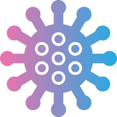 covid 21 koronavirüs simgesi