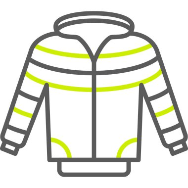 Ceket simge vektör çizim