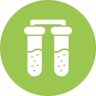 test tübü ikon vektör çizimi