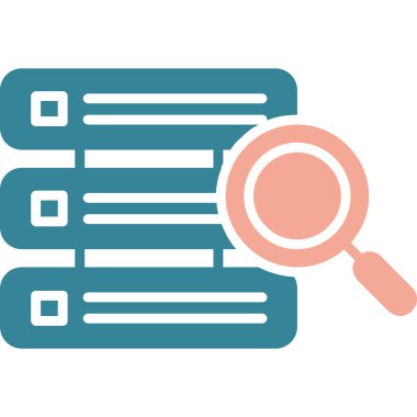 Ara. Web simgesi basit illüstrasyon