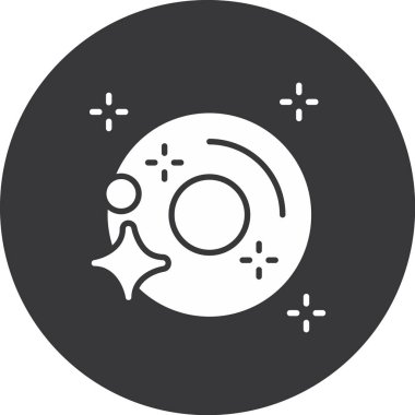 yiyecek ikonu vektör illüstrasyonu