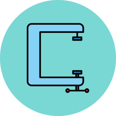 Modern bir simgenin vektör illüstrasyonu