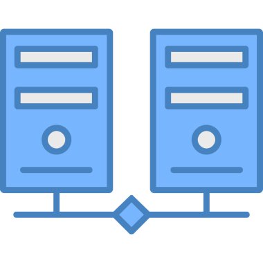 veri depolama veritabanı simgesi - taslak biçimi