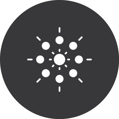 Güneşin vektör çizimi