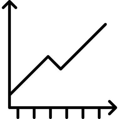 grafik çizelgesi simgesi, vektör illüstrasyonu