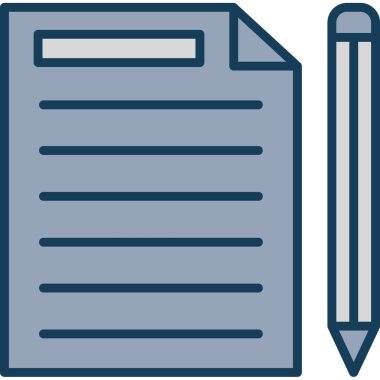 belge dosya simgesi doldurulmuş özet biçimi