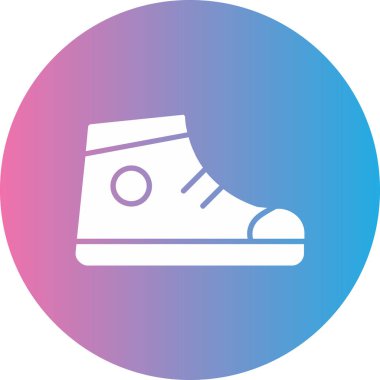 ayakkabı ikonu vektör illüstrasyonu