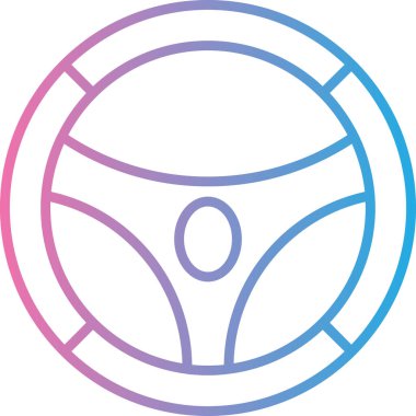 Direksiyon simgesi, vektör illüstrasyonu