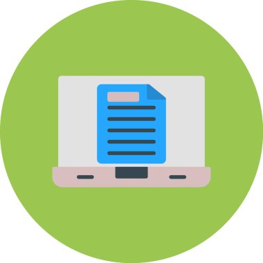 Bilgisayar. Web simgesi basit illüstrasyon