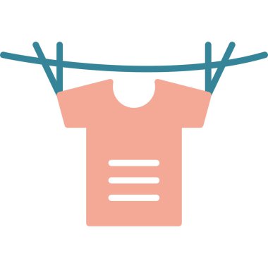 Askı. Web simgesi basit illüstrasyon