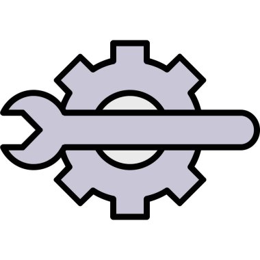 Ayarlama. Web simgesi basit illüstrasyon