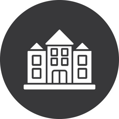 okul simgesi vektör illüstrasyonu