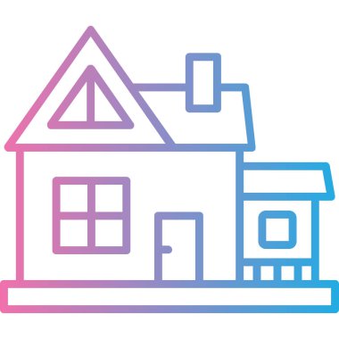 ev simgesi vektör illüstrasyonu