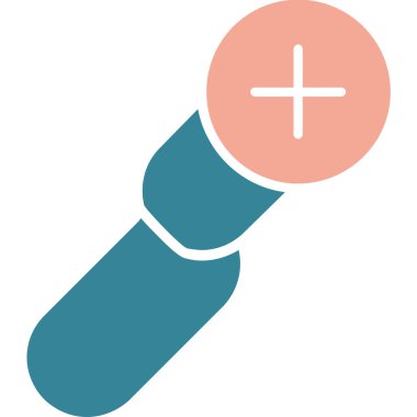 Kalem. Web simgesi basit illüstrasyon