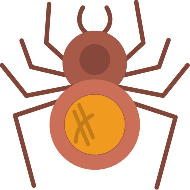 böcek web simgesi basit illüstrasyon