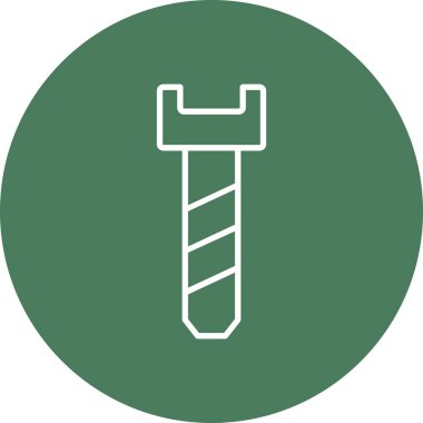 İngiliz anahtarı simgesi vektör illüstrasyonu