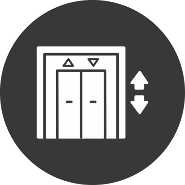 kapı vektör simgesi modern basit