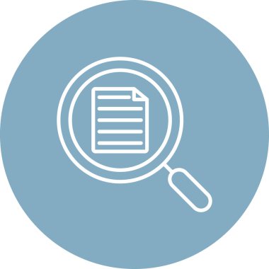 Ara. Web simgesi basit illüstrasyon