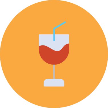 Şarap. Web simgesi basit illüstrasyon